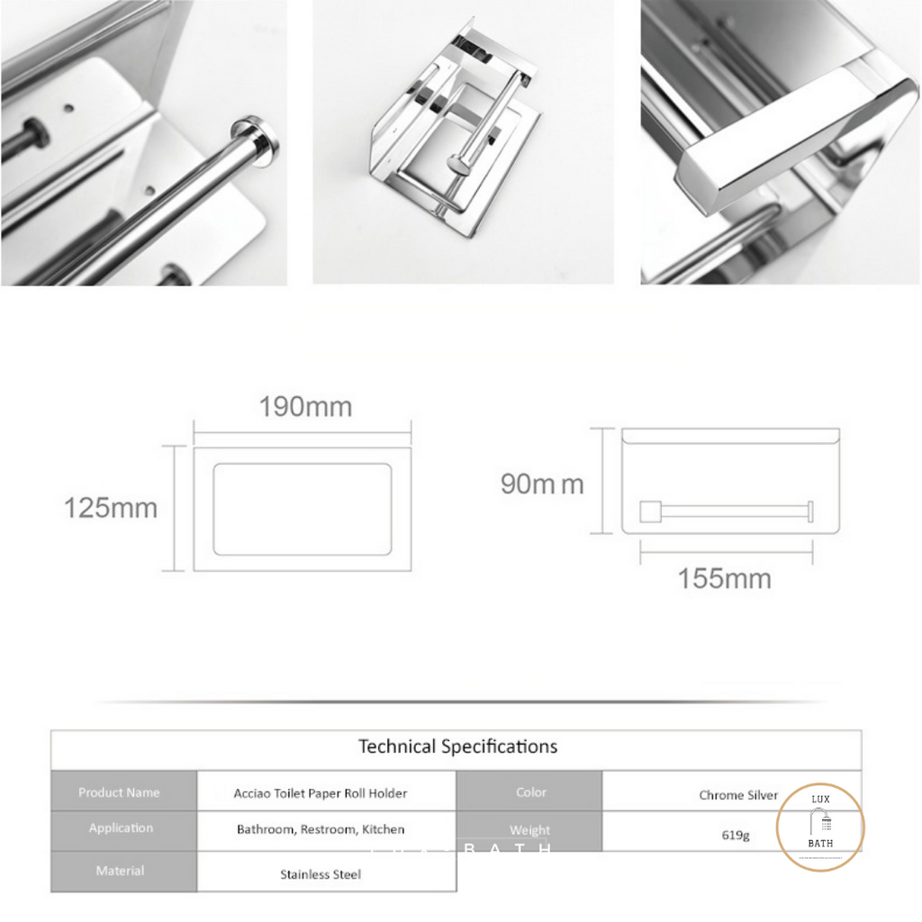 Singapore Cheapest Online Bathroom Accessories, Mirror, LED Mirror, Toilet Paper Holder, Shower Racks & basis with Free Delivery. 